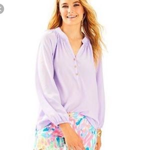 Lilly Pulitzer Silk Elsa Top - Size Small